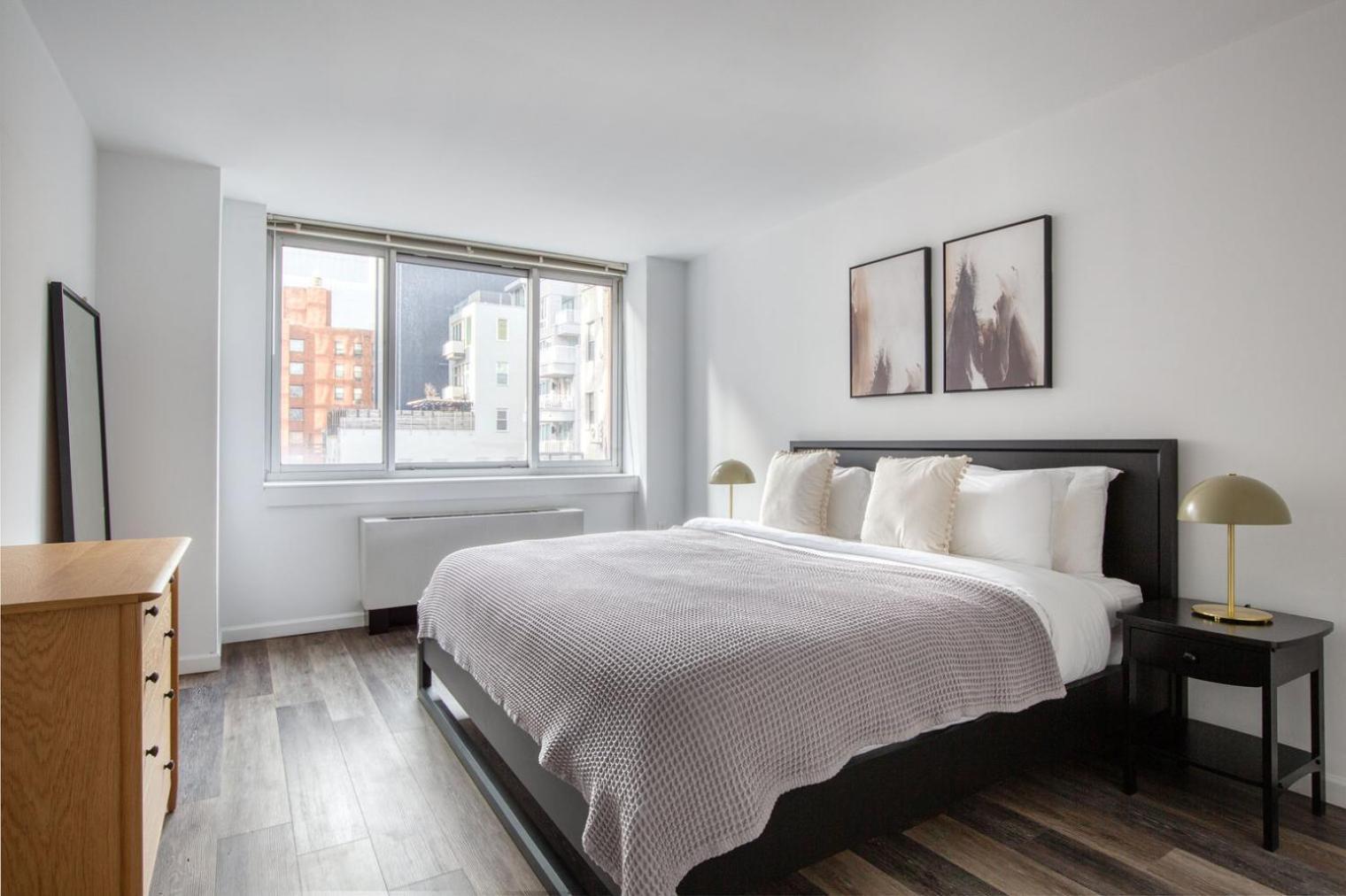 Appartement Les 1br W Elevator Wd Nr Space Nyc-1316 *